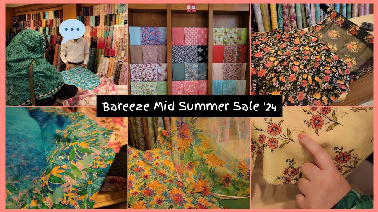 Bareeze Mid Summer Sale '24 - Bareeze Sale 15% & 20% Off - #bareeze