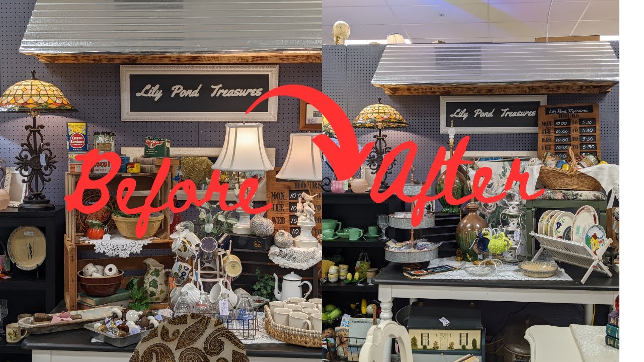 Booth Reset at Indian River Antique Mall