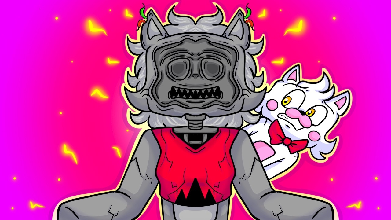 Roxanne Wolf Malfunctions In Minecraft FNAF