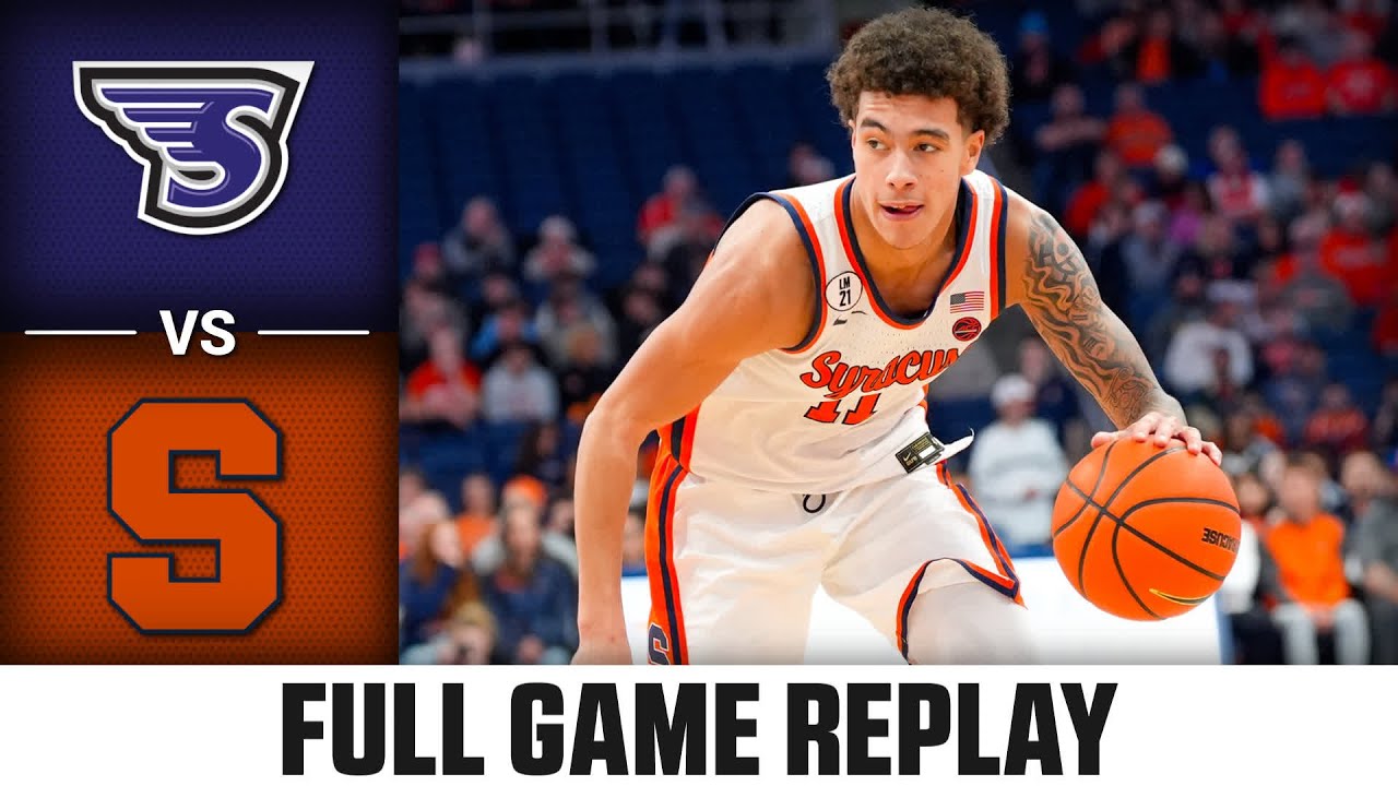 Stonehill vs. Syracuse Full Game Replay | 2025-26 ACC Men's Basketball