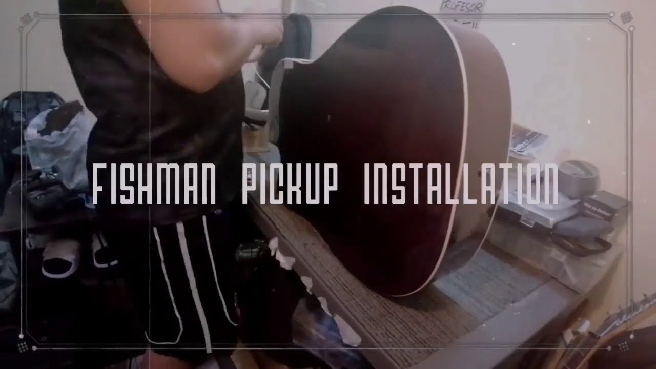 FISHMAN Presys Blend Pickup INSTALLATION!!! 😃