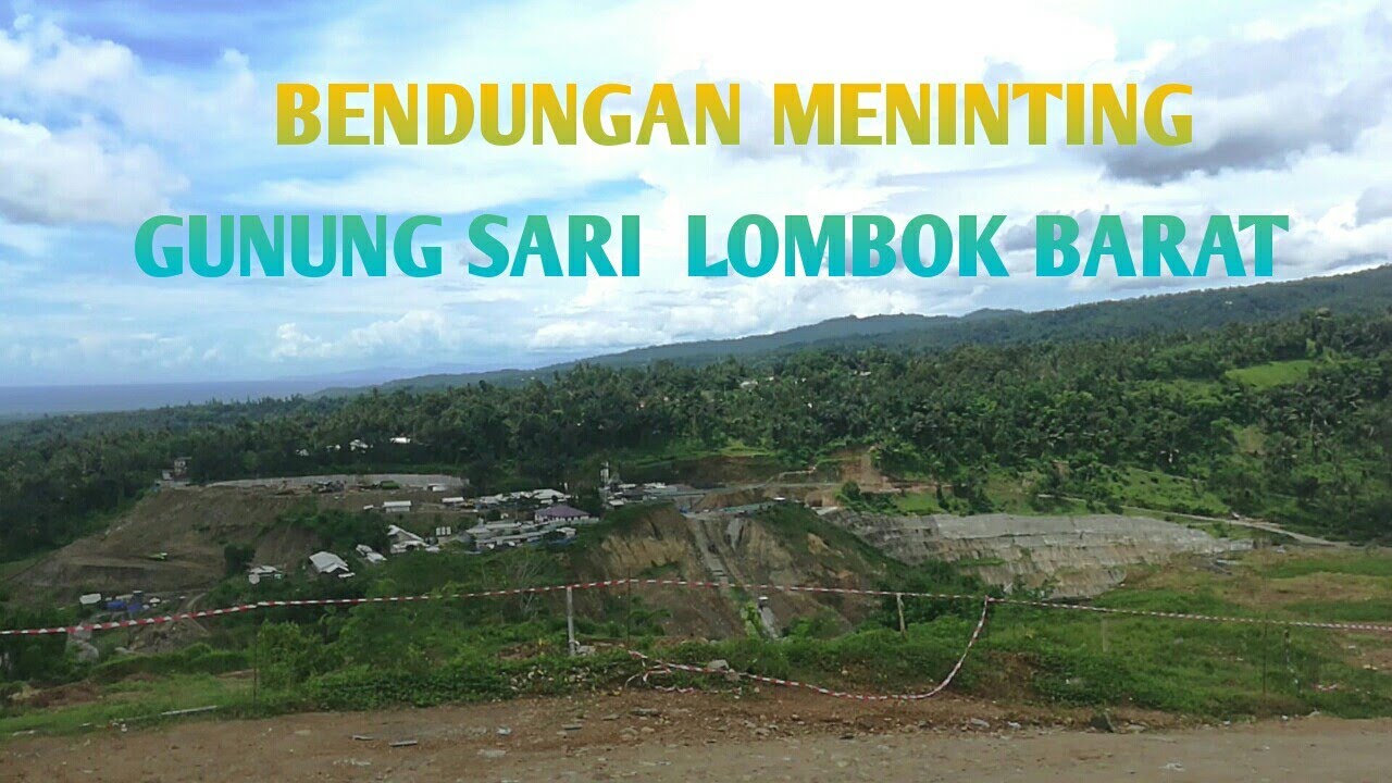 Jalan Menuju bendungan meninting Lombok Barat | Rute duman
