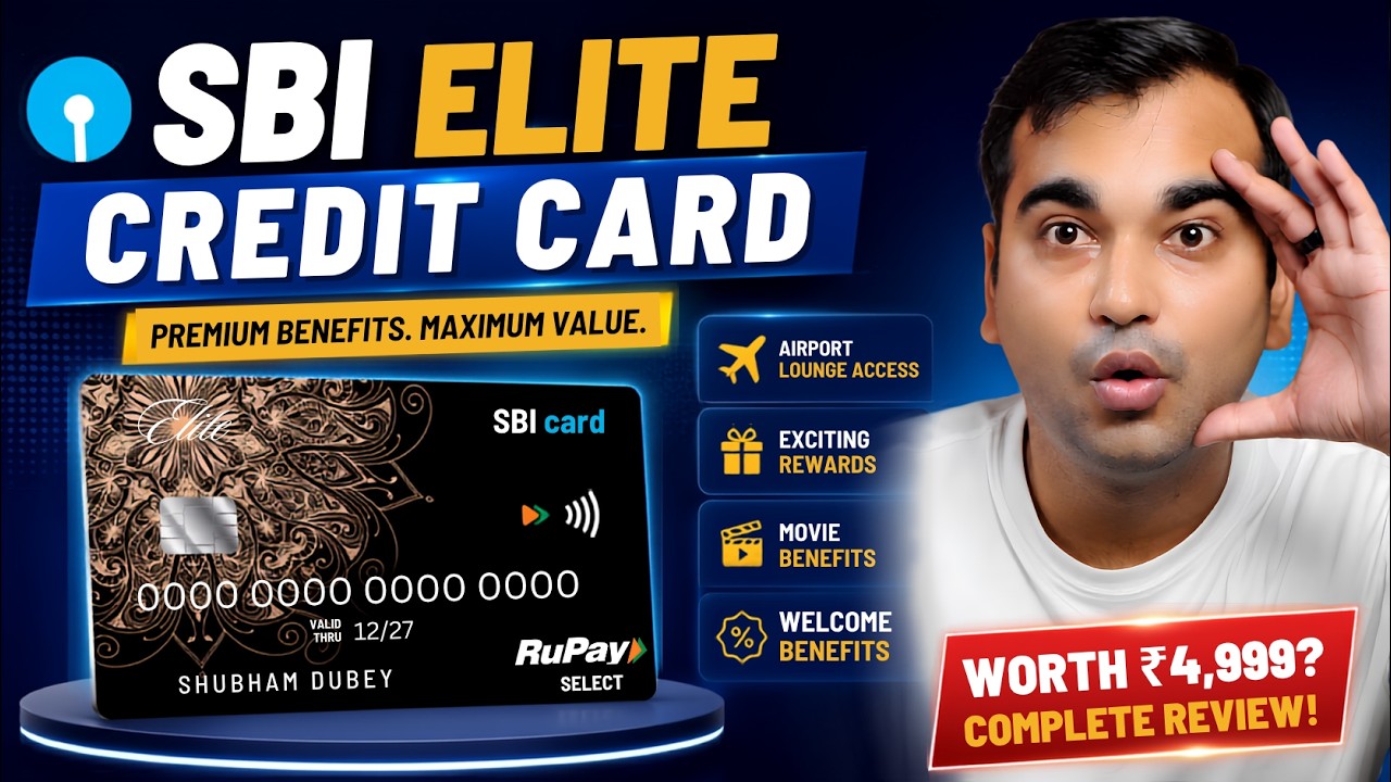 SBI Elite Credit Card Review 2026: Is It Worth ₹4,999 Fee? 🤯