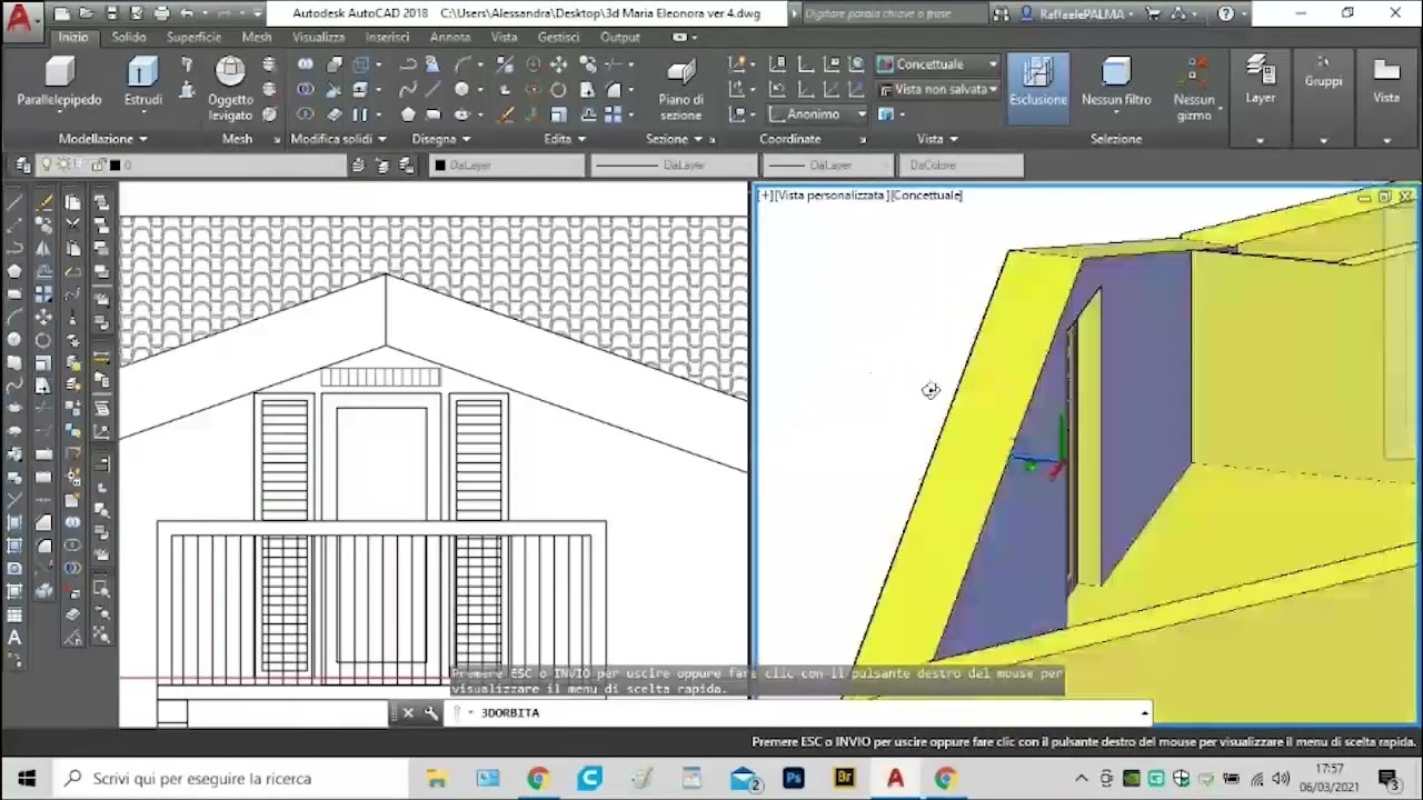 R3 - Modellazione tridimensionale per la renderizzazione di un ambiente esterno - parte 3 su 11