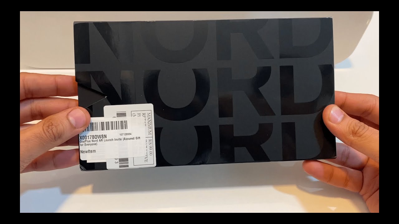 OnePlus Nord Launch AR Invite - By Amazon India Unboxing
