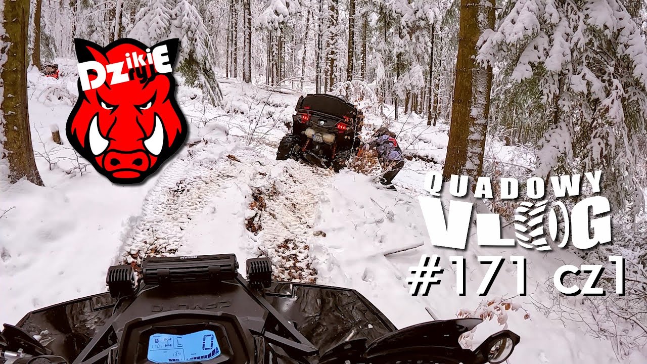 #171 cz1 - Urodzinowa jazda z Dzikimi Ryjami, AauuUu, Cf Moto 1000 Rally35, Totalny ŚNIEG