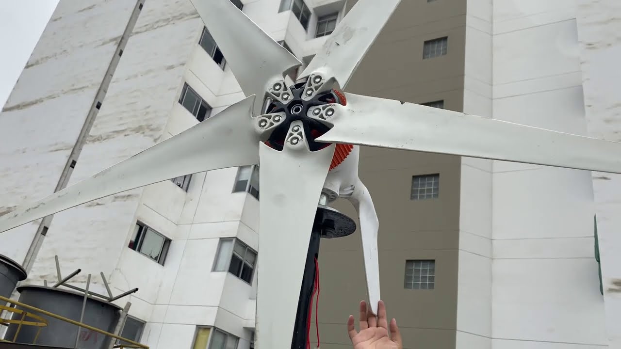 Instalación de un GENERADOR EÓLICO para alimentar ARTEFACTOS ELÉCTRICOS.