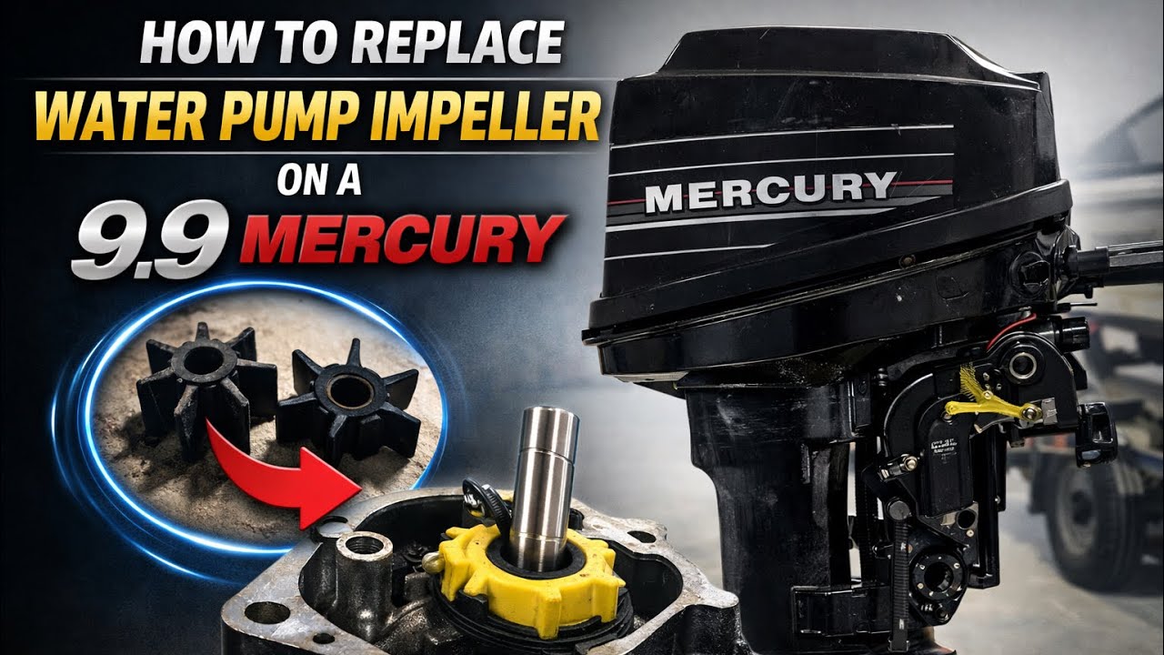 water pump impeller replacement mercury 9.9