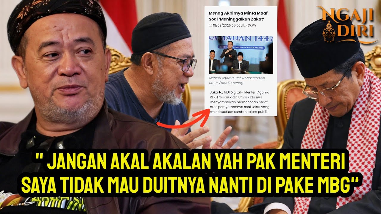 CERDAS DAN BERANI! Abah Setu beri Opini Kasus meninggalkan Zakat - Ingatkan Pak Menteri Agama
