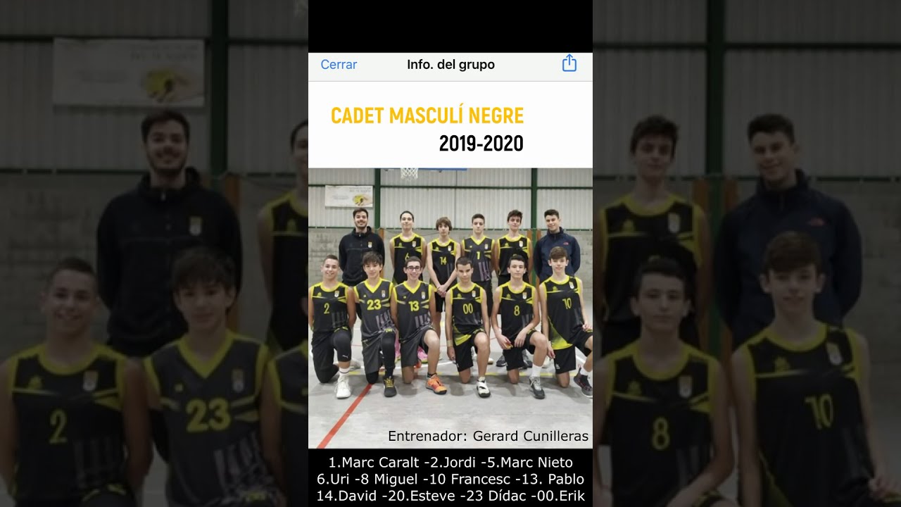Cadet Masculí Negre 2020 video