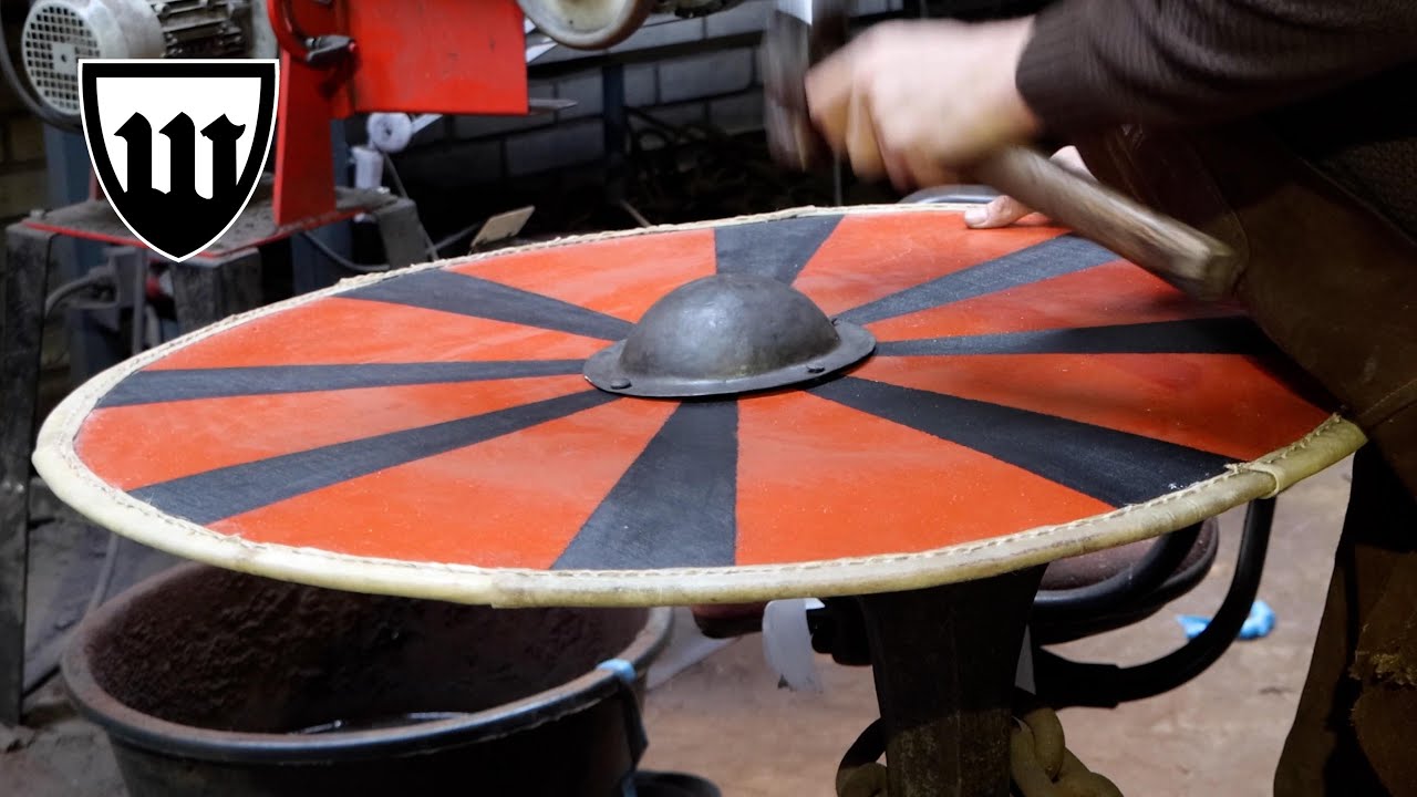 Crafting a Viking shield, the complete movie.