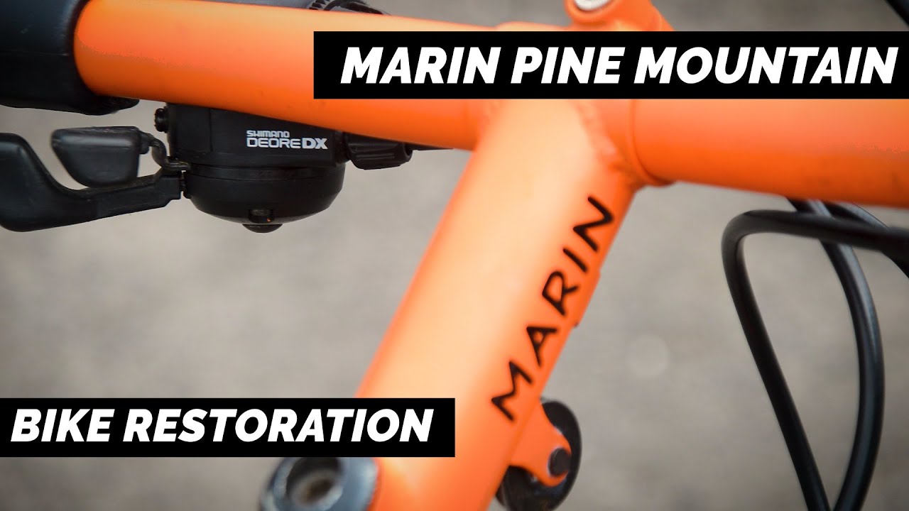 1990 Marin Pine Mountain - Vintage Mountain Bike Restoration - Retro Rebuild - Cerakote