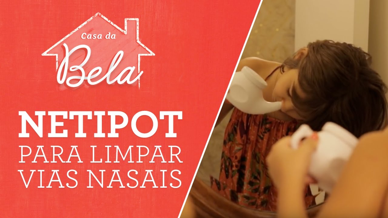 Como tratar rinite e sinusite com NETIPOT | Bela Gil