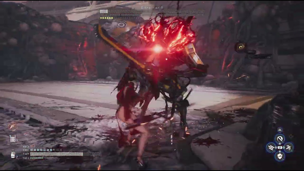 Stellar Blade Belial Defeated