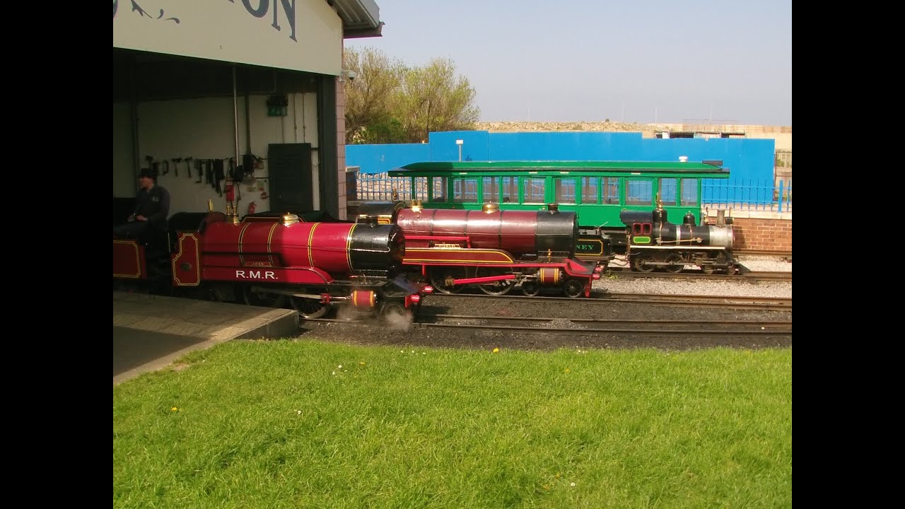 Half an Hour at (31) - Rhyl Miniature Railway 27.4.2014 inc Joan after repaint