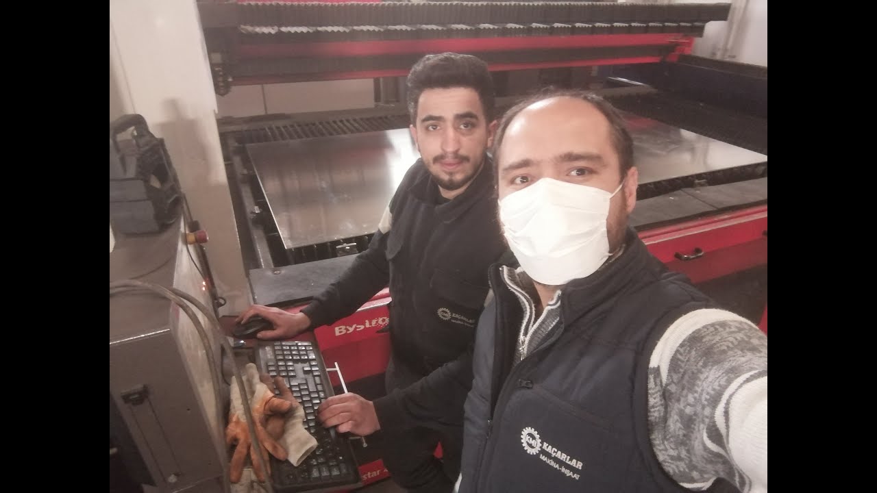 5.2Kw Bystronic Lazer İle, 5mm Alüminyum, Azotlu Kesim