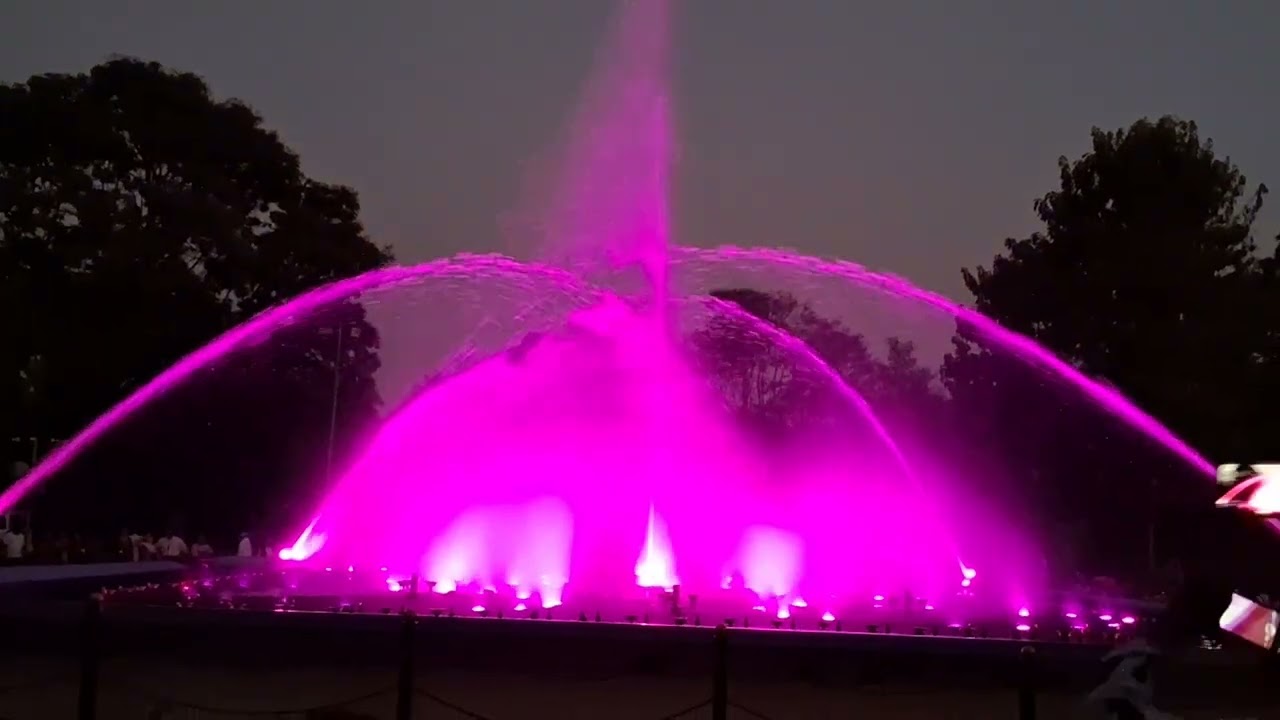 The Brindavan Garden musical fountain and laser show in Mysore #brindavangarden #musical #lasershow 