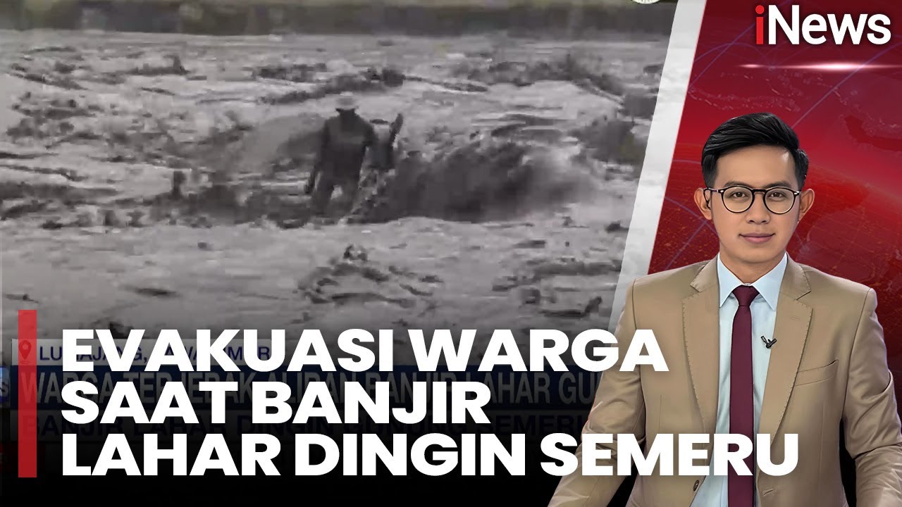 Banjir Lahar Dingin Gunung Semeru, Warga Terjebak Berhasil Dievakuasi |iNews Pagi (22/12)