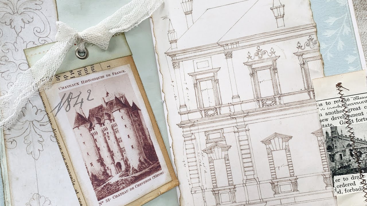 A French Chateau inspired journal