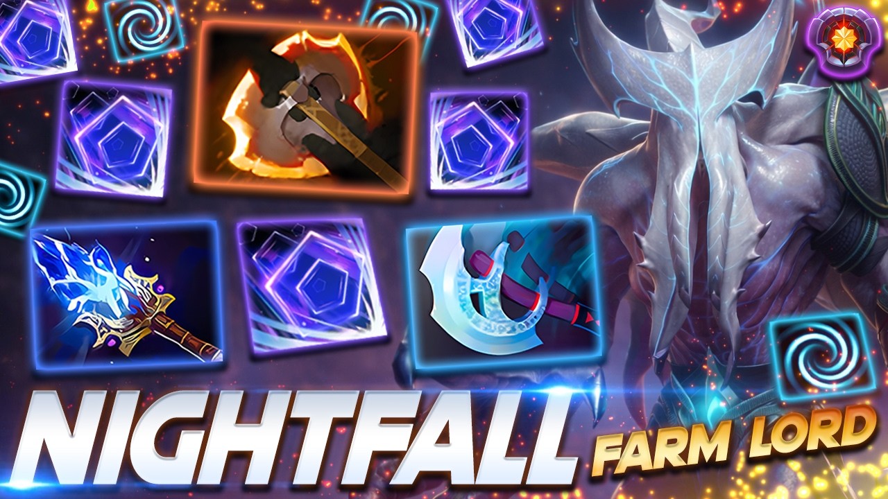 Nightfall Faceless Void - FARM LORD - Dota 2 Pro Gameplay [Watch & Learn]