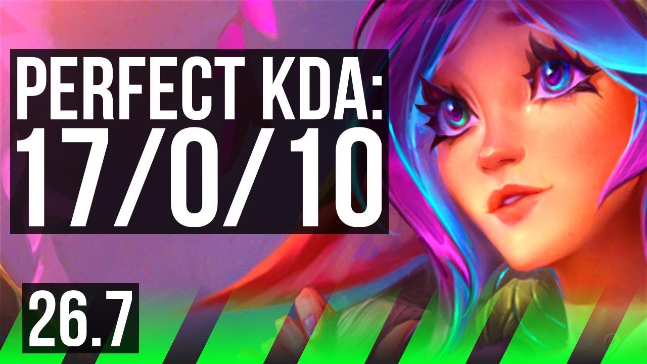 LILLIA vs SHEN (JGL) | Perfect KDA: 17/0/10 | EUW Master | 26.7