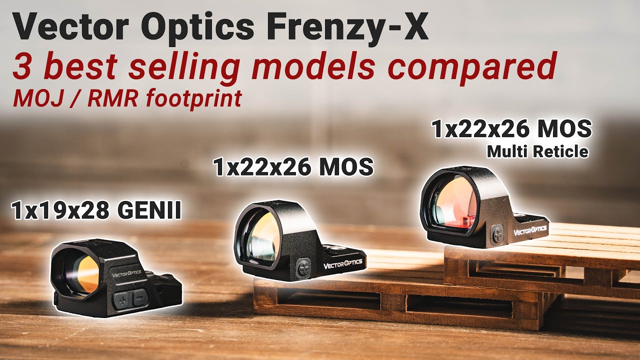 3 Best Selling Budget Red Dots with RMR Footprint from Vector Optics: We Compare