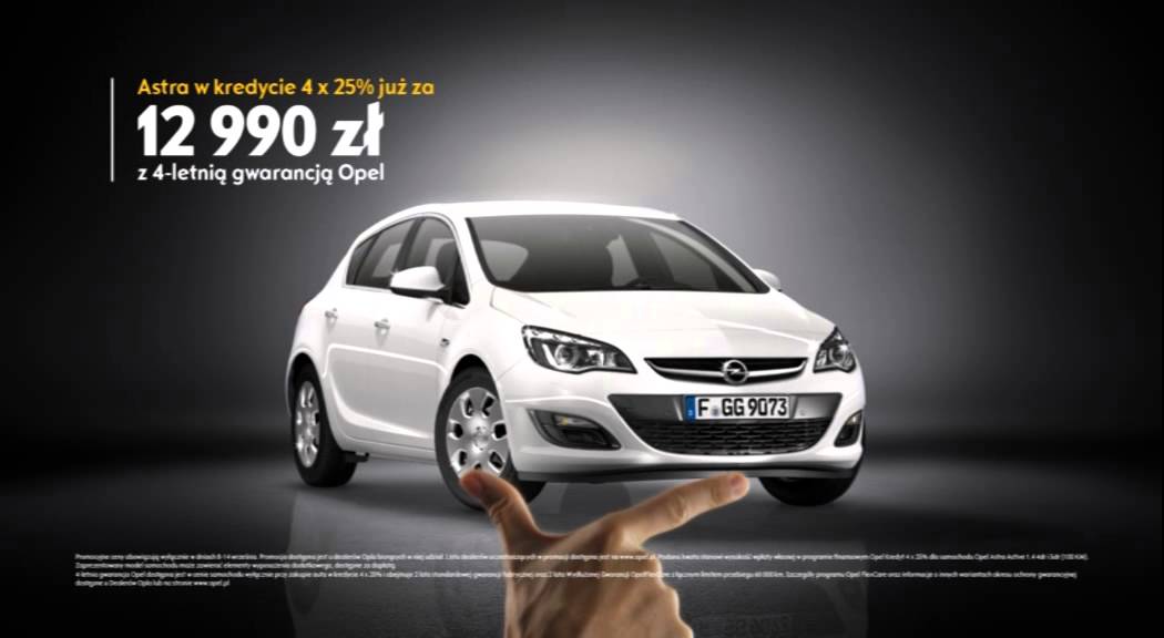 Reklama Opel Astra - Czas na szybkie decyzje | Dixi-Car