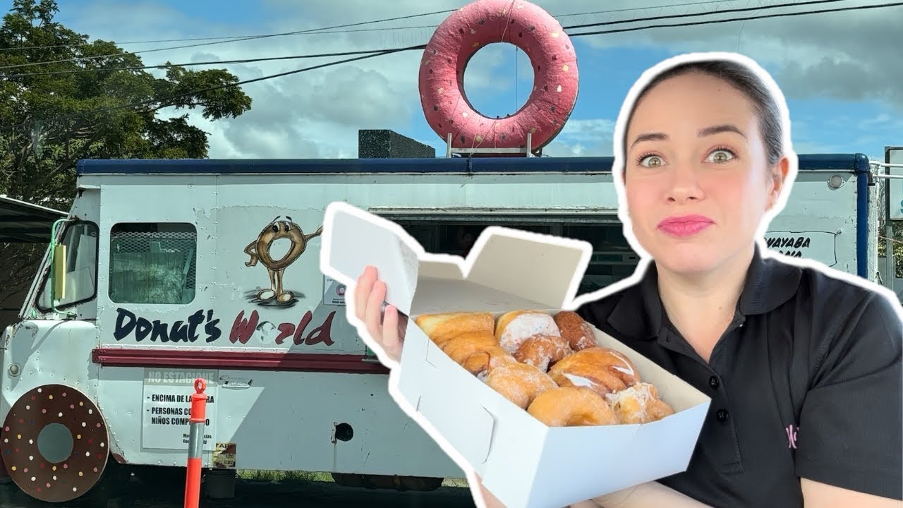 ¡DONAS A $1 DÓLAR! VISITÉ ESTE FOODTRUCK ANTIGUO DE DONAS QUE ME RECOMENDARON 