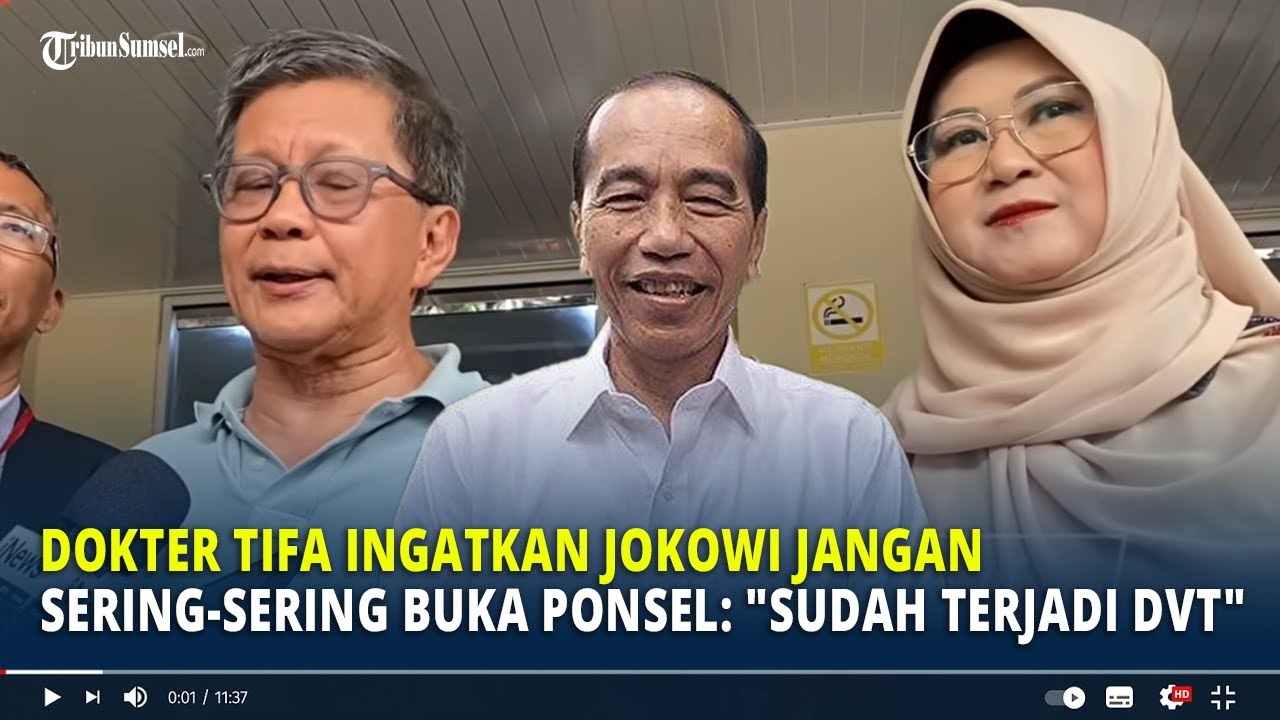 Dokter Tifa Ingatkan Jokowi Jangan Sering-sering Buka Ponsel: 