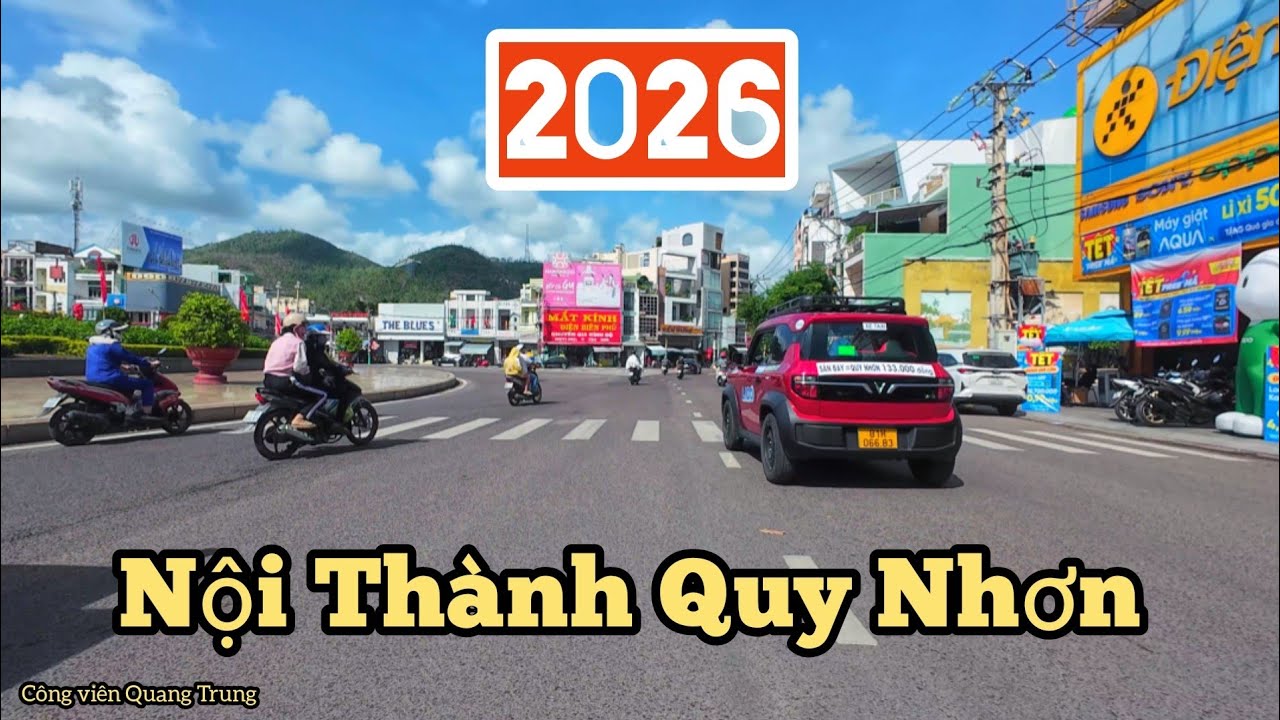 Nội Thành Quy Nhơn "Ngày nắng đẹp" đầu năm 2026