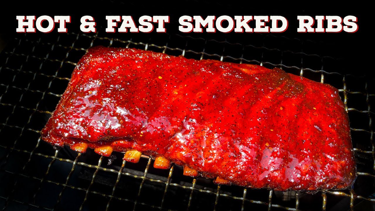 Smoked Ribs On A Pellet Grill | Hot And Fast Smoked Ribs Recipe