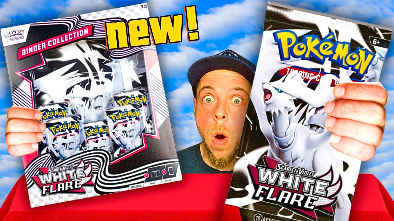 Pokémon White Flare Binder Collection Unboxing