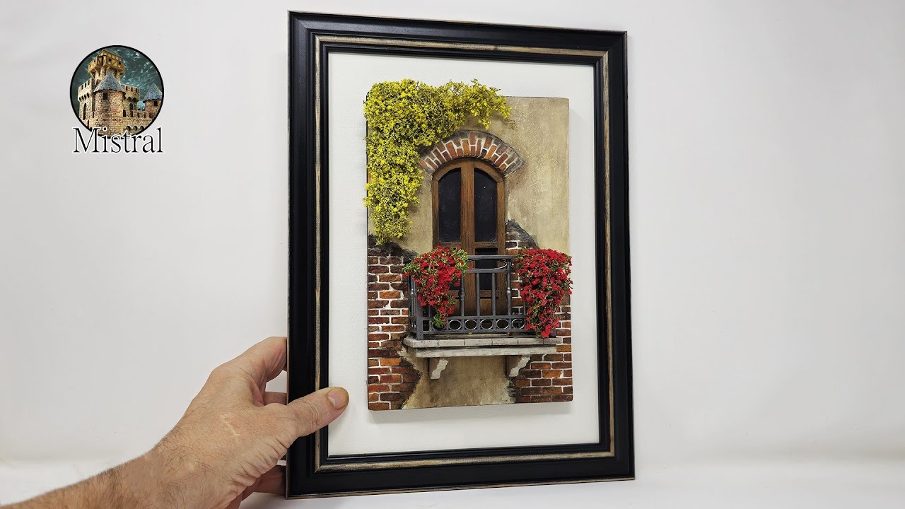 Creation of a High-Relief Diorama in a Frame - TUTORIAL - DIY