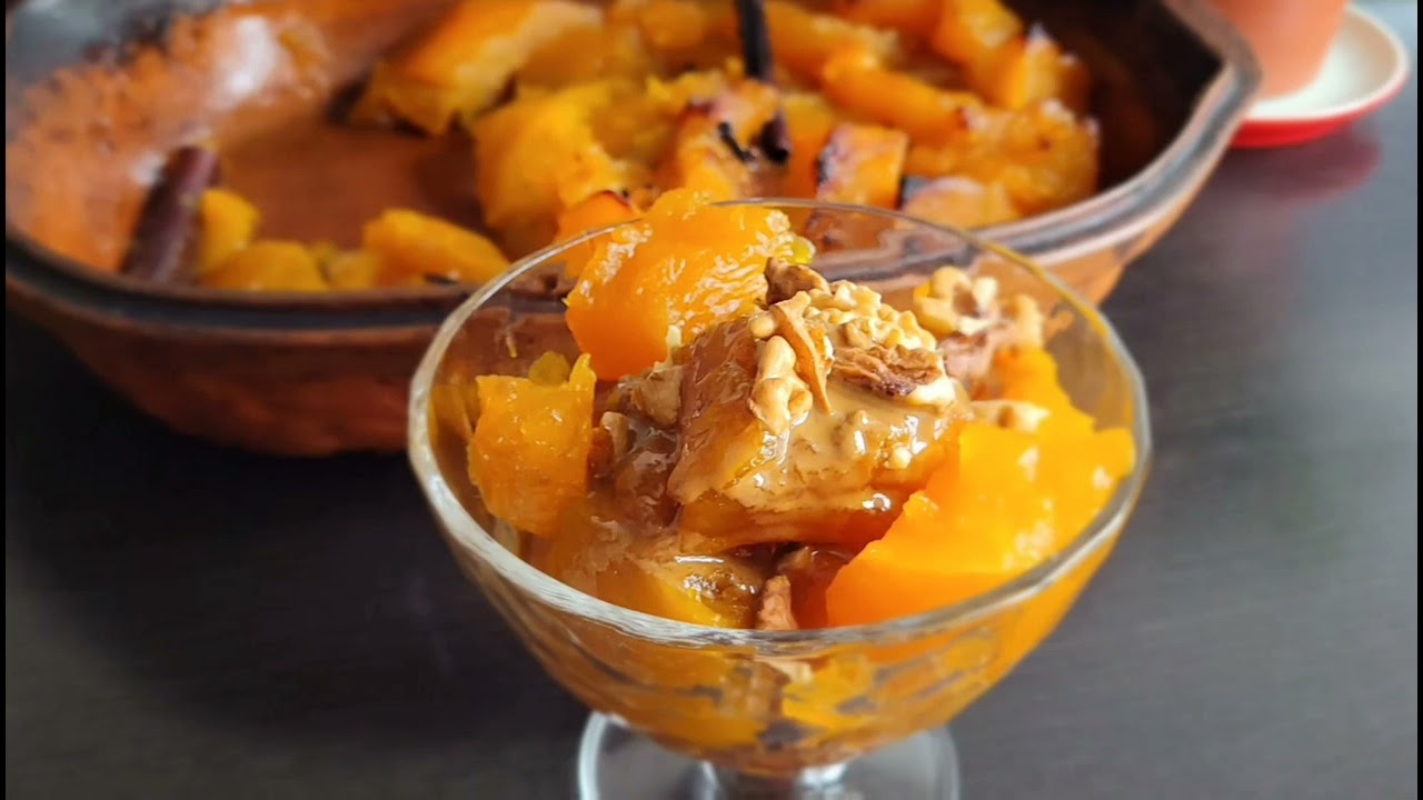 Desert turcesc. Dovleac însiropat. 😋😋 #food  #kabaktarifi #reteta