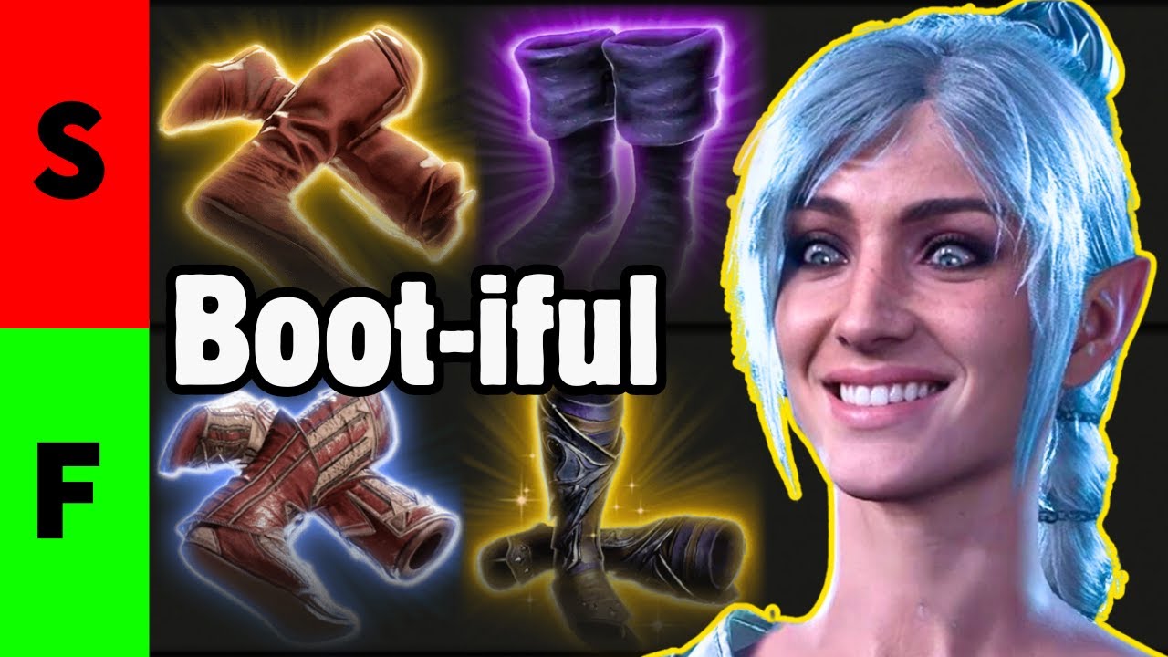 BEST FOOTWEAR / BOOTS Tier List in Baldur's Gate 3