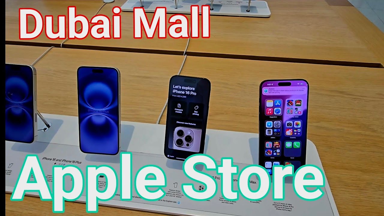 Dubai Mall, Apple Store & Burjkhalifa #burjkhalifa #applestore #dubaimall #dubai 
