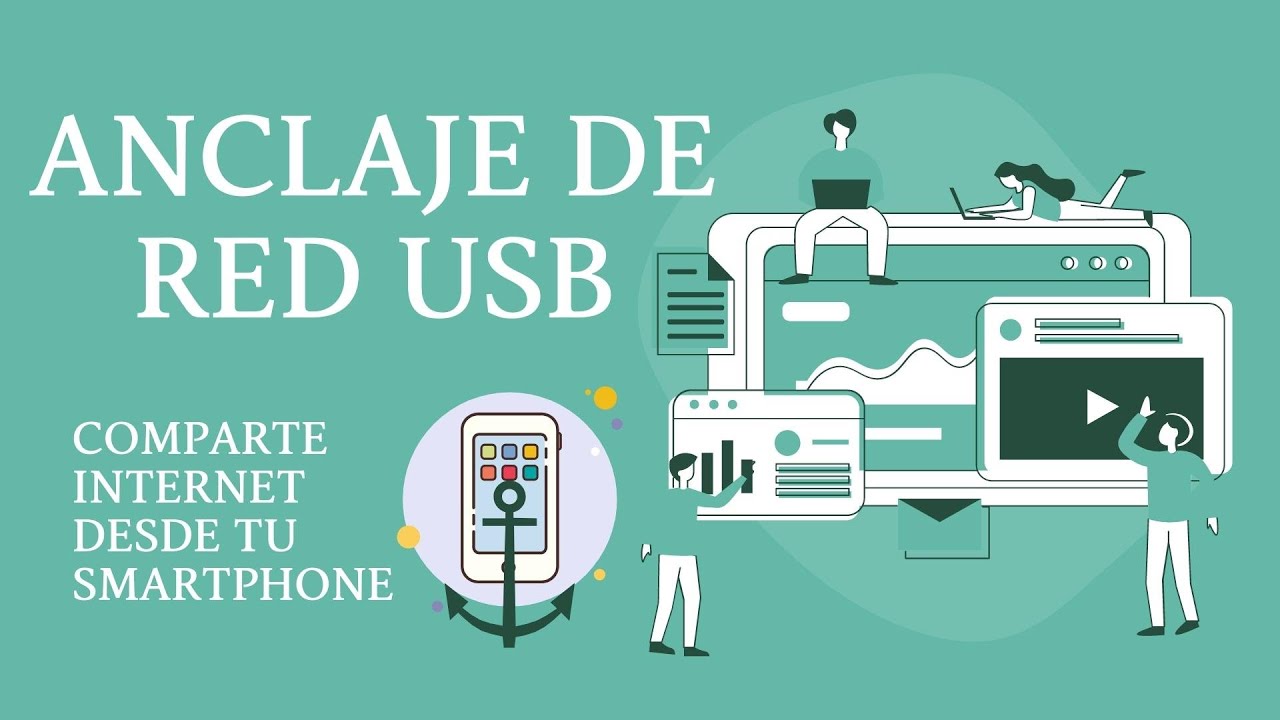 ANCLAJE DE RED USB - Comparte internet desde tu CELULAR 😊📱