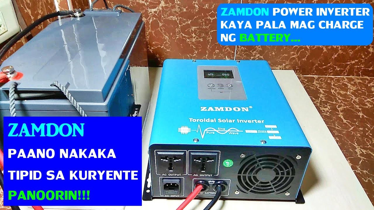 PAANO MAG SETTING AT GAMITIN ANG 1KW ZAMDON POWER INVERTER