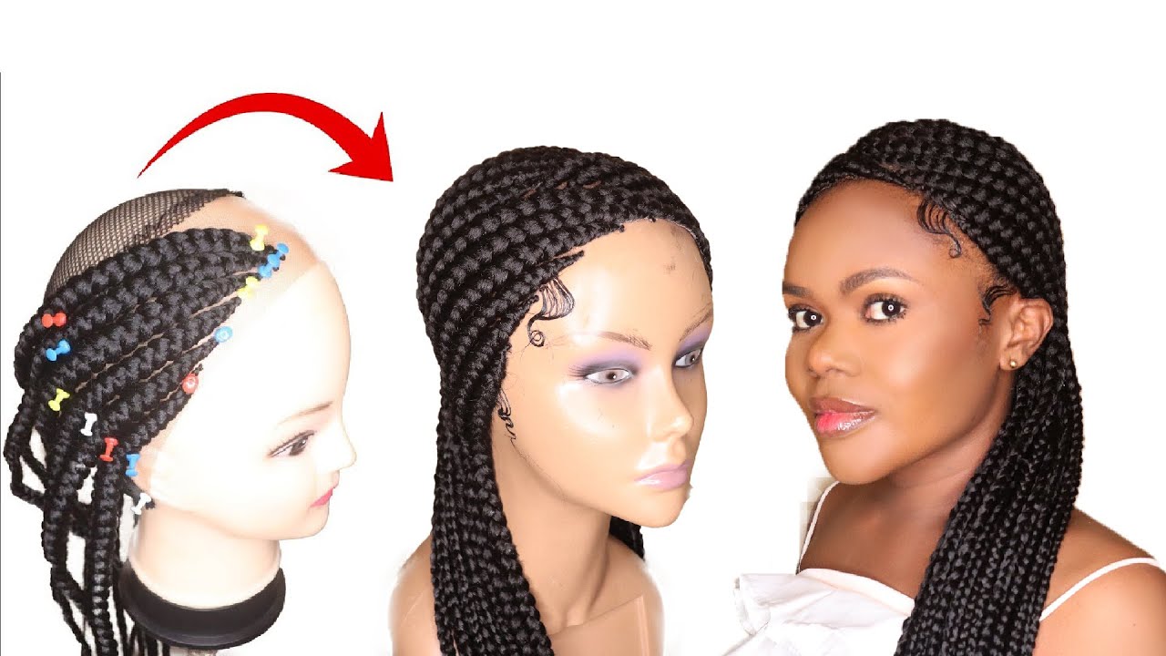 Парик с косами в стиле Гана своими руками с использованием наращивания Expression Braid — без зас...