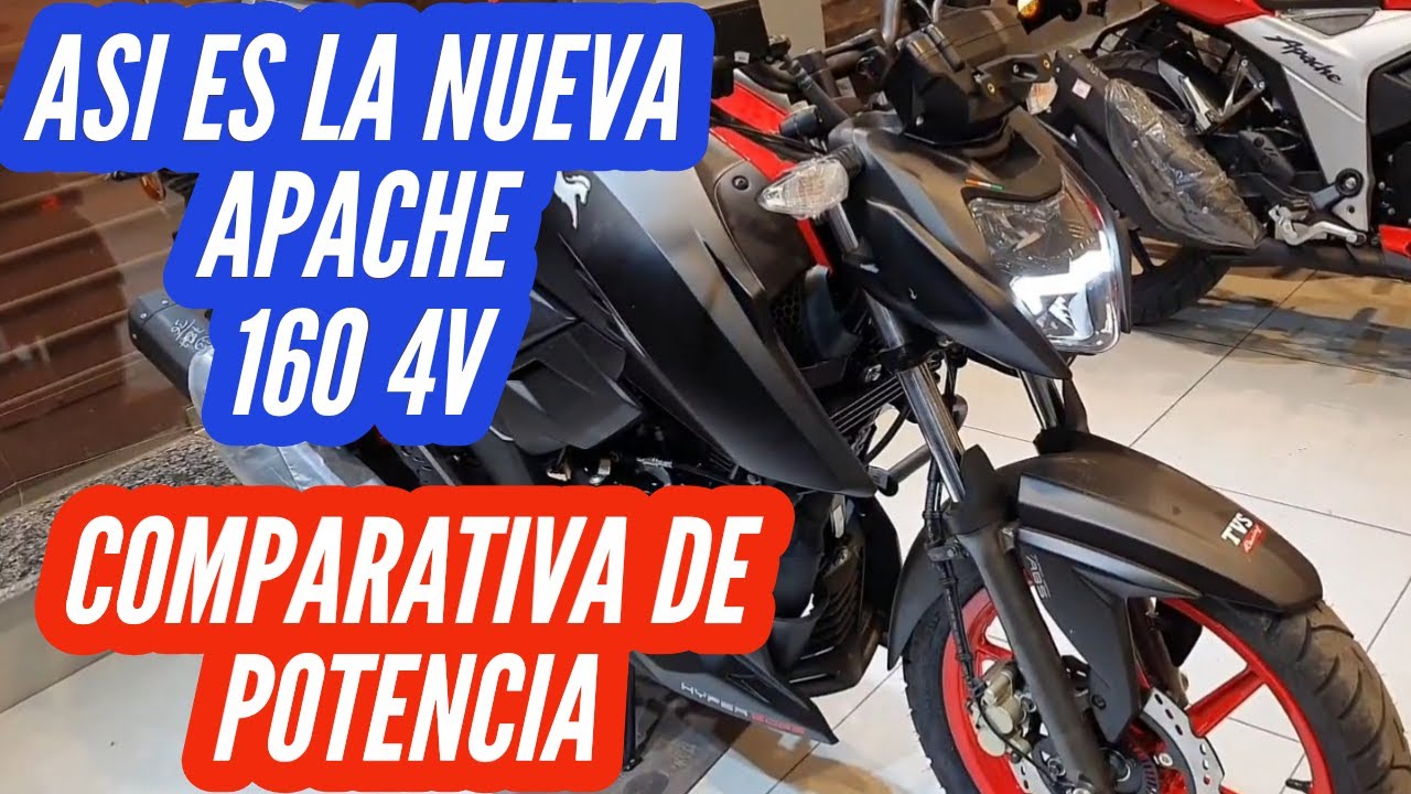 NUEVA APACHE 160 4V/COMPARATIVA DE POTENCIA/ESTO ES LO NUEVO