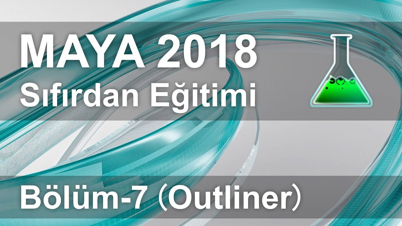 Maya 2018 Eğitimi Bölüm-7 (Outliner)