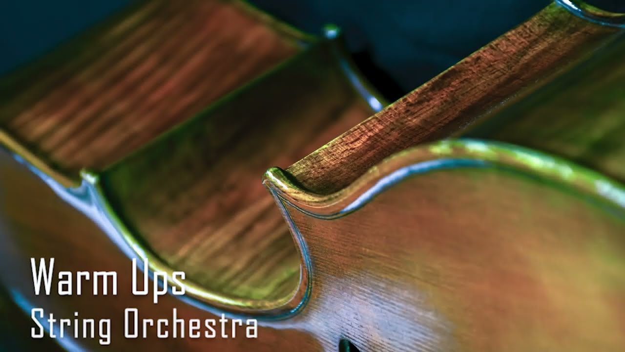 Warm Up. Music Score for String Orchestra. Play Along. Orchestra Warm Up. www.SashaViolin.com