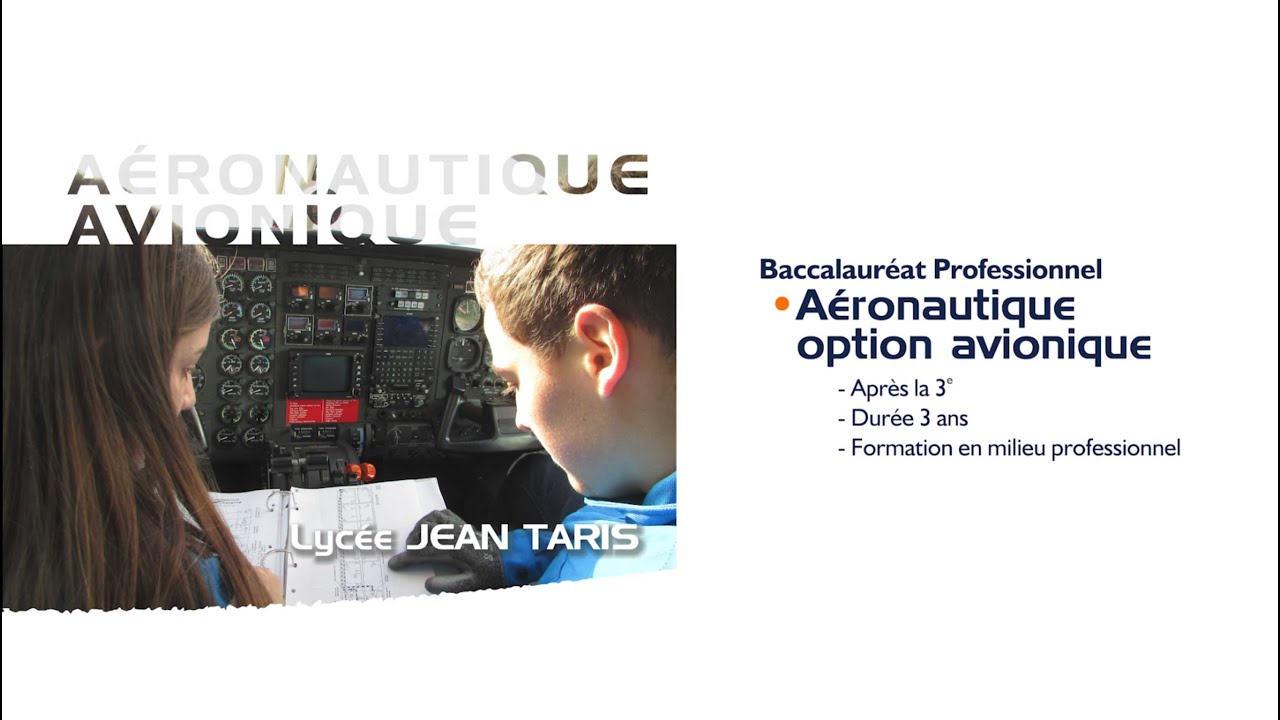 Le BAC pro AVIONIQUE au Lycée Jean Taris