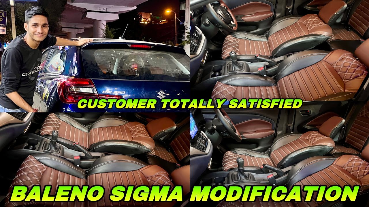 Baleno की Modification ने कर दिया Customer को happy happy ✅ New Baleno Modified 2024 ✅ Baleno Sigma
