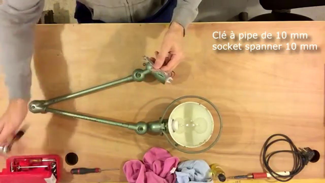 démontage d'une lampe JIELDE - partie 1