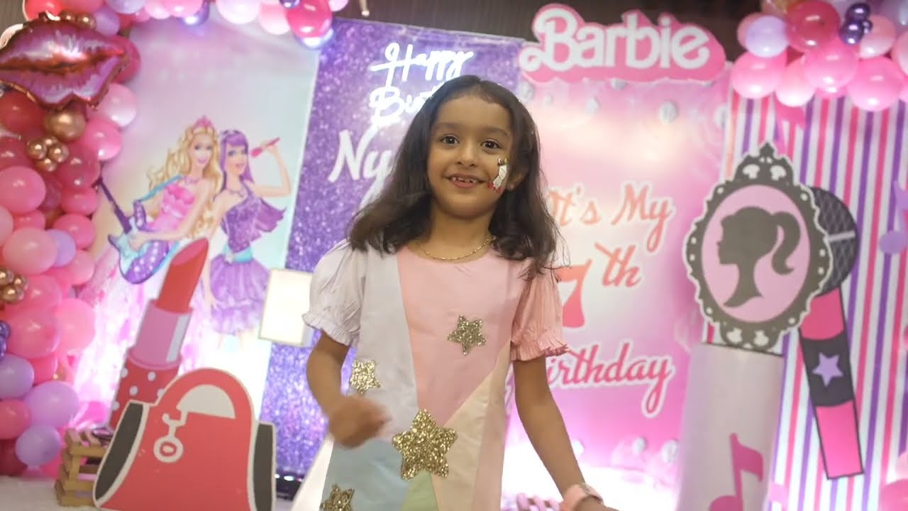 ✨ NYSHA&rsquo;s 7th Birthday 🎂 | Magical Barbie Birthday Party 🎀💖
