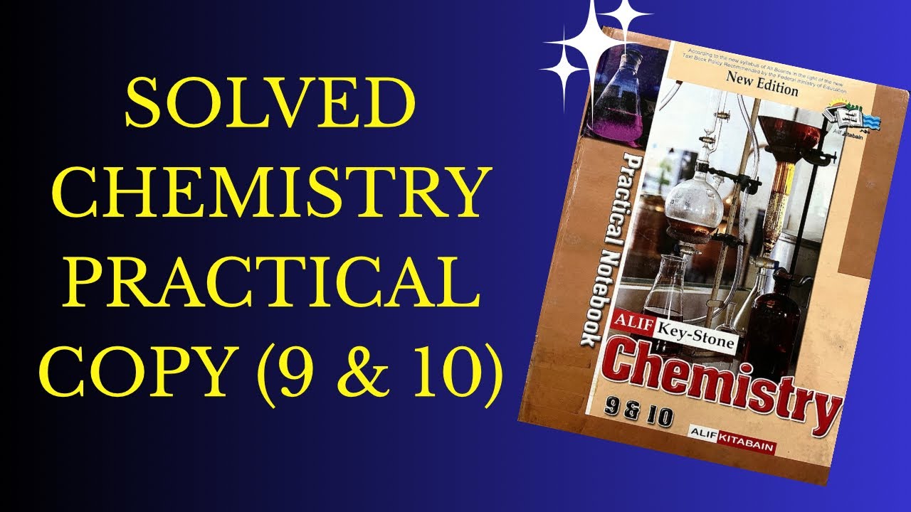 Solved Practical Book Of Chemistry 9 & 10 Class | Chemistry Practical Copy Class 9 & 10