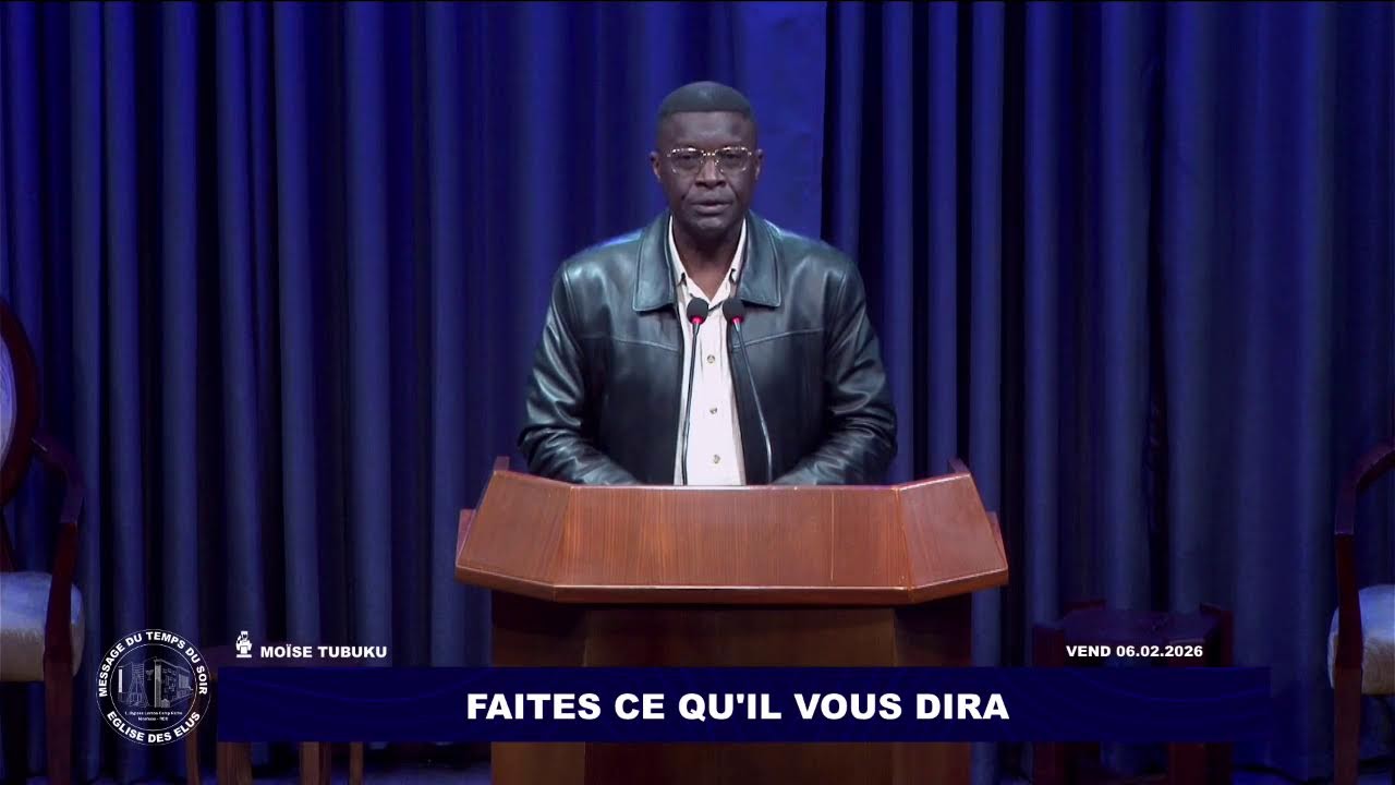 EDE | FAITES CE QU'IL VOUS DIRA | VENDREDI 06.02.2026 | FRERE MOISE TUBUKU