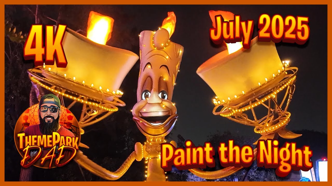 [July 2025] Watch Disneyland's Paint the Night Parade 2025 - 4K