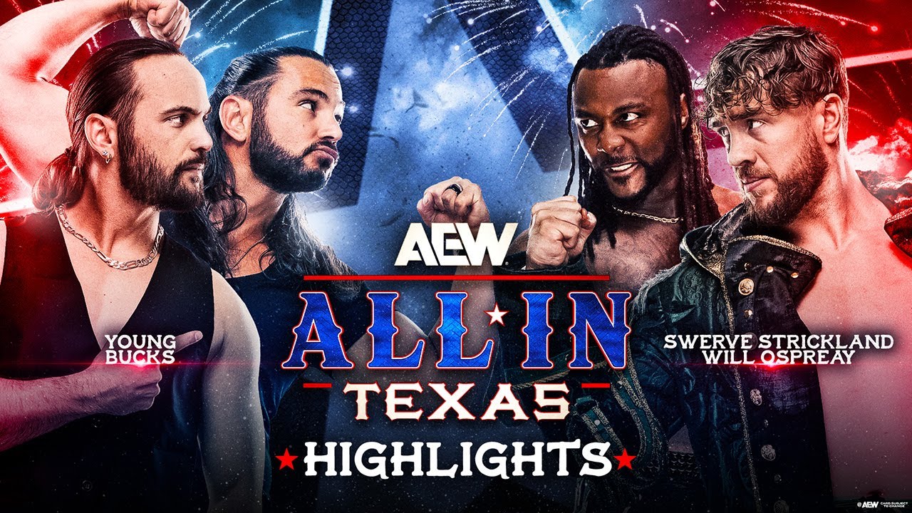 The Young Bucks vs. Swerve Strickland & Will Ospreay Highlights | AEW All In: Texas 2025